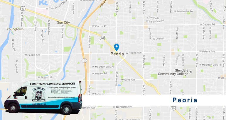 Call Compton Plumbing Services for professional Peoria, AZ plumber services
