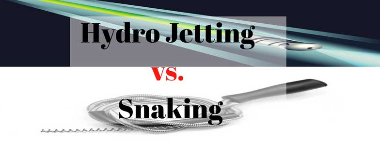 hydro jetting vs snaking a drain