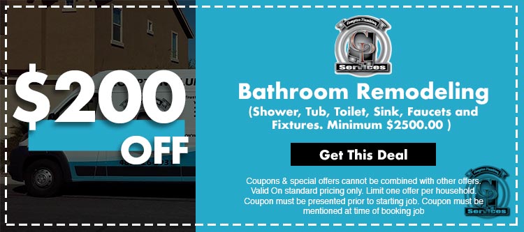 discount on bathroom remodeling job